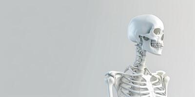 mänsklig skelett modell foto