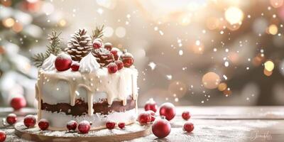 ny år jul bakning kaka sötsaker foto