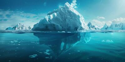 isberg i Antarktis foto