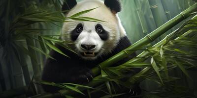 panda i de vild foto