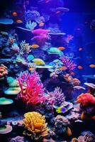 under vattnet värld fisk koraller foto