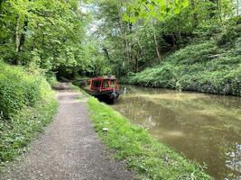 ellesemere i de Storbritannien på 5 Maj 2024 en se av de shropshire union kanal nära ellesmere foto