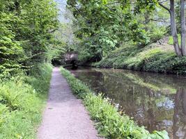 en se av de shropshire union kanal nära ellesmere foto