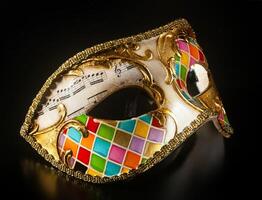 venetian mask harlekin stil foto