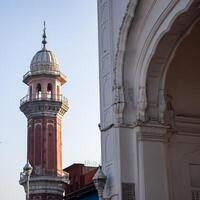 se av detaljer av arkitektur inuti gyllene tempel - harmandir sahib i amritsar, punjab, Indien, känd indisk sikh landmärke, gyllene tempel, de huvud fristad av sikher i amritsar, Indien foto