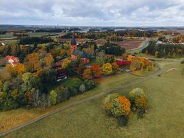 visningar av danmark i Uppsala, Sverige förbi Drönare foto