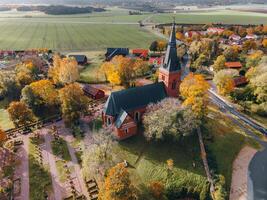 visningar av danmark i Uppsala, Sverige förbi Drönare foto