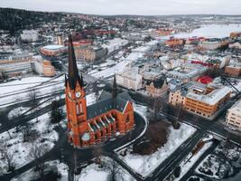 visningar av sundsvall, Sverige förbi Drönare foto