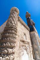 arkitektonisk detaljer av gok medrese i sivas turkiye foto