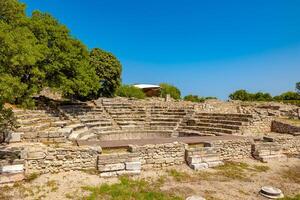 odeon av troy gammal stad. roman epok av troy begrepp Foto