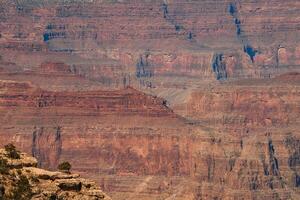 stor kanjon landskap, fantastisk geologisk formationer, arizona, USA foto