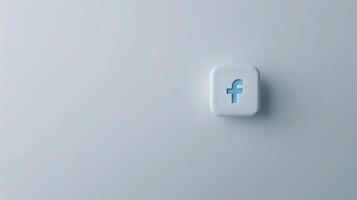 ensamhet i de digital ålder, som visar ett tömma social media underrättelse ikon, isolerat på vit bakgrund foto