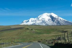 chimborazo vulkan, ecuador foto