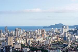 horisont av santos, sp, Brasilien. april 3 2024. foto