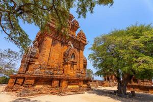 antenn se av cham torn, po klong garai, ninh thuan provins, vietnam. foto