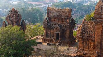 antenn se av cham torn, po klong garai, ninh thuan provins, vietnam. foto