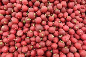 frukt och grönsaker är såld på en basar i israel. foto