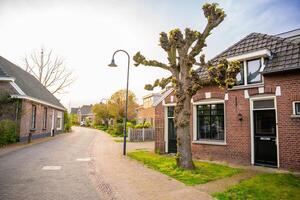 gelselaar, nederländerna - april 6, 2024. historisk byggnader i gelselaar by i nederländerna foto