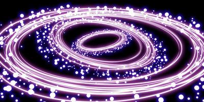 bakgrund abstrakt cirkel fluorescerande kurva lila akvarell gnistra foto