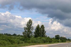 skön landskap av ren natur. foto