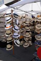 vit hattar för försäljning på seattle foto