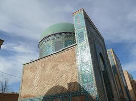 oss till ali nasafiy mausoleum shahi-zinda nekropoiis foto