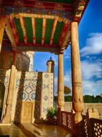 islam karimov mausoleum först president av uzbekistan foto