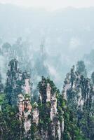 zhangjiajie berg, Kina foto