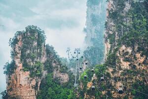 zhangjiajie berg, Kina foto