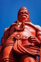 världens högsta staty av herre hanuman, Indien foto