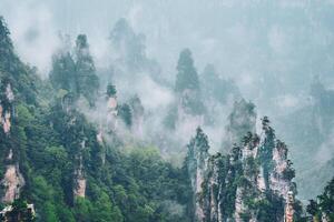 zhangjiajie berg, Kina foto