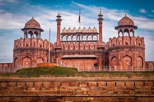 röda fortet, Delhi, Indien foto