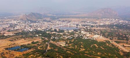 helig stad pushkar. rajasthan, Indien foto