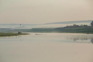 landskap med skön natur i de by i de republik av moldavien. Land liv. moldavien, en små Land med en stor hjärta i östra Europa. foto