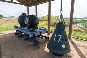 gammal krigstid bunkra. fort lytton, Brisbane, queensland, Australien. foto