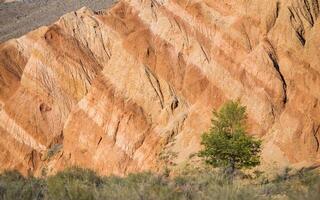 berg se, almaty område, kazakhstan foto