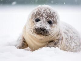 täta i vinter- sagoland foto