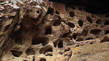 förhistoriska ruiner av valeronklostret på gran canaria foto