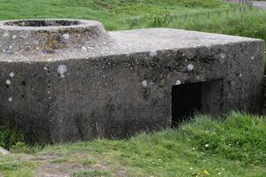normandie Frankrike D-dagen fäste bunkra på utah strand område foto