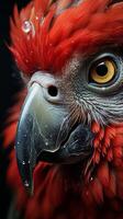 papegoja talande fågel djur- smart vilda djur och växter foto