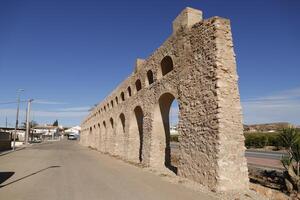 roman akvedukt i antas, Spanien foto