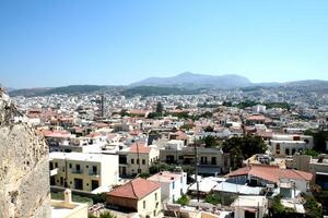 se över rethymnon, Kreta, grekland foto