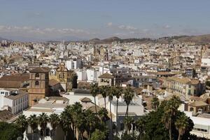 malaga stad, huvudstad av de provins Malaga, Spanien foto