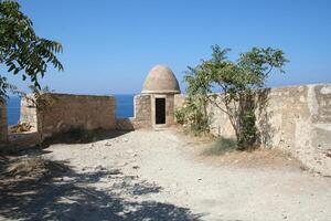 slott i rethymnon, Kreta, grekland foto