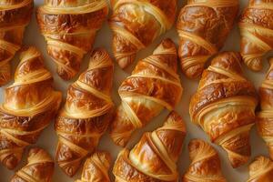 stänga upp Foto av flera blandad croissanter hd tapet