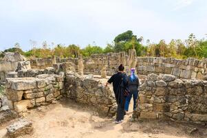 ruiner av salamis nära famagusta 5 foto