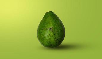 avokado sammansättning för bakgrundsdesign. en objektfotografering av grön tropisk frukt. foto