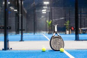 paddla bollar och racket. sport foto