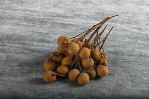 mogen ljuv tropisk longan frukt foto