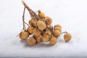 mogen ljuv tropisk longan frukt foto